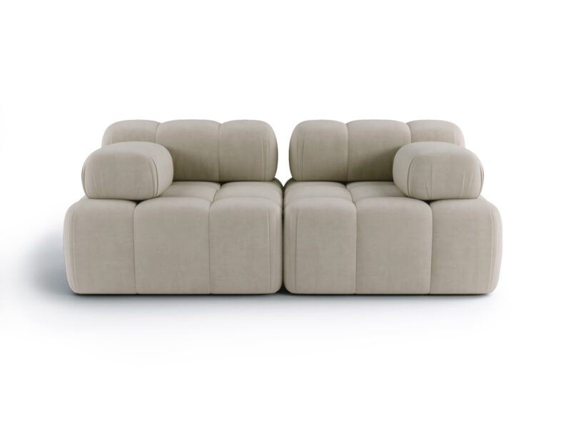 Beige 2-seater sofa - for living room Nuvola Sand Cream