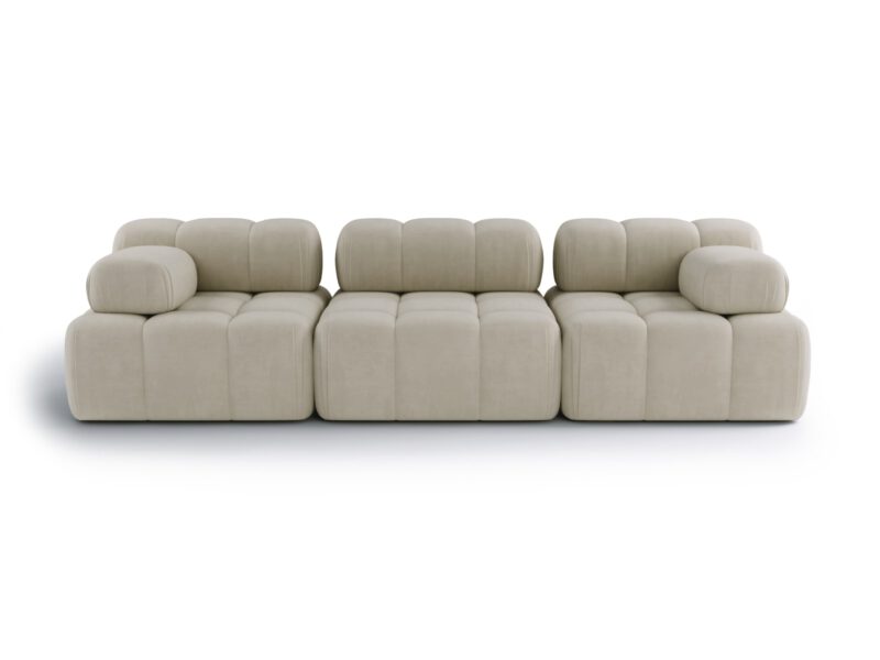 Nuvola Sand Cream beige modular 3 seater sofa