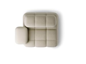 Left piece of modular sofa Nuvola Sand Cream