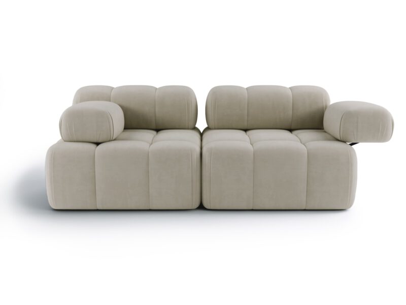 Nuvola Sand Cream modern modular sofa for two