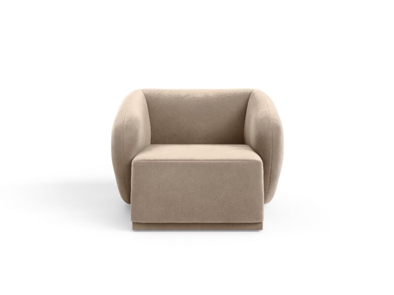 Nowoczesny fotel Favola Cappuccino Beige