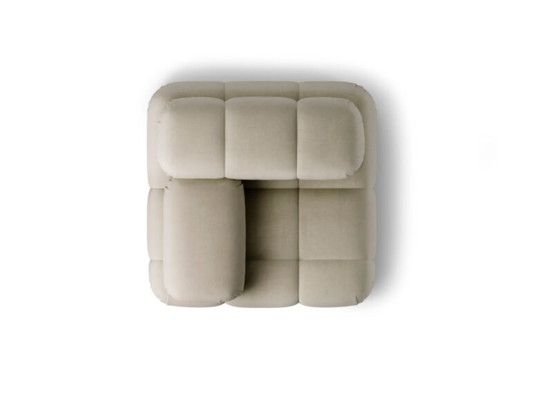 Left piece of modular sofa Nuvola Sand Cream