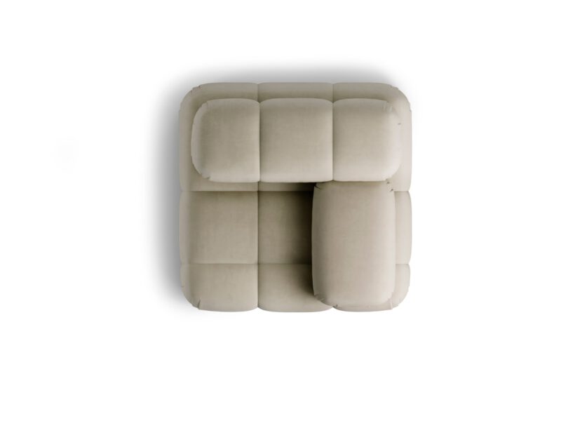 Right-hand element of the modular sofa Nuvola Sand Cream