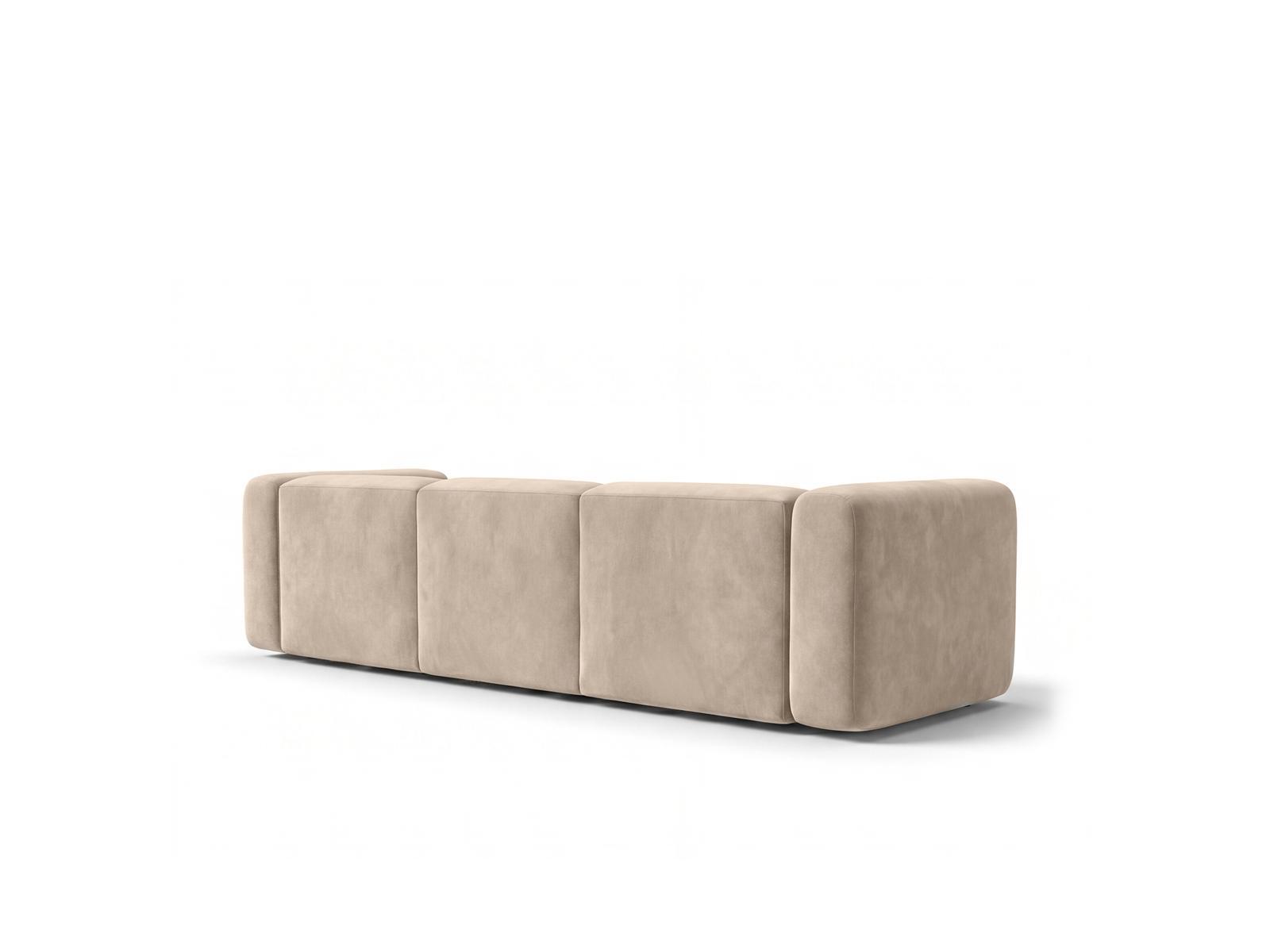 Jasnobeżowa sofa 3-osobowa salonowa SORISSO