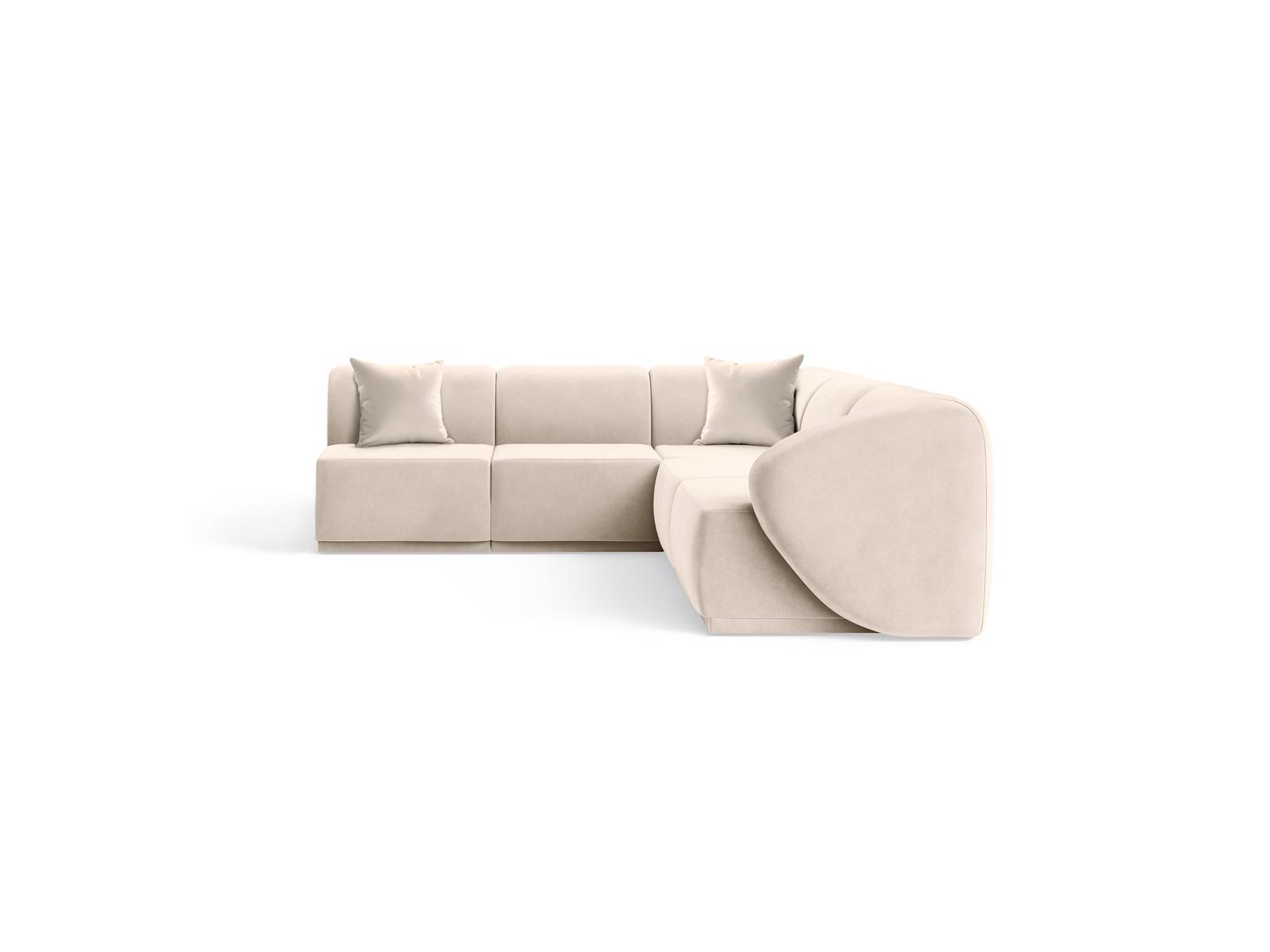 5-osobowa sofa narożna prawostronna Favola Sand Cream