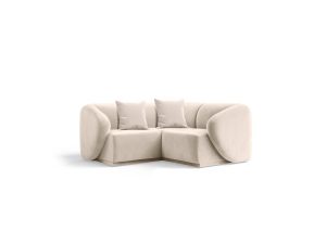 Modułowa sofa narożna 3‑osobowa Favola w odcieniu Sand Cream