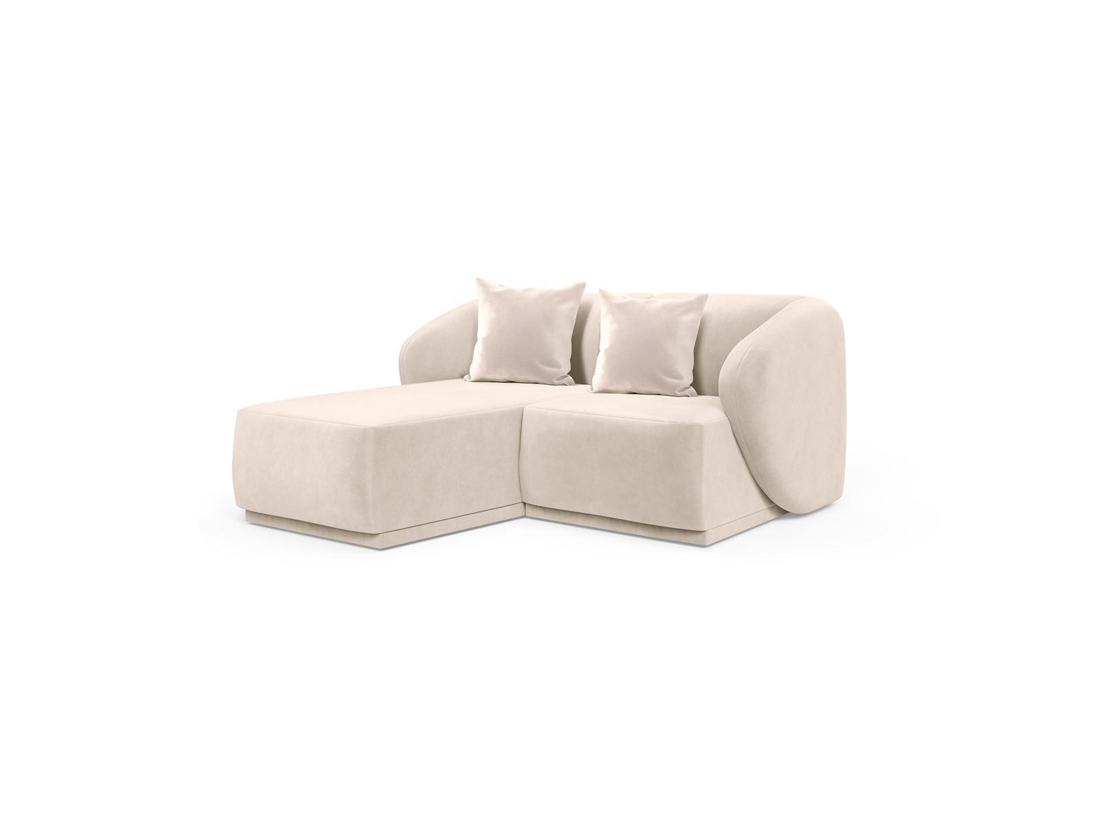 Narożnik 2‑osobowy Favola w kolorze Sand Cream