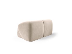Favola Cappuccino Beige – narożnik 2‑osobowy