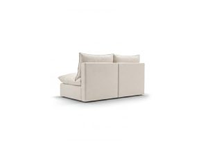Minimalistyczna sofa ogrodowa 2-osobowa MARE Sand Cream (2)
