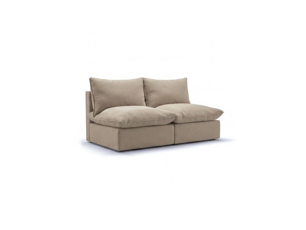 Stylowa sofa dwuosobowa na taras MARE Cappuccino Beige